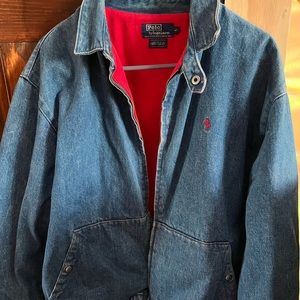 Denim jacket.